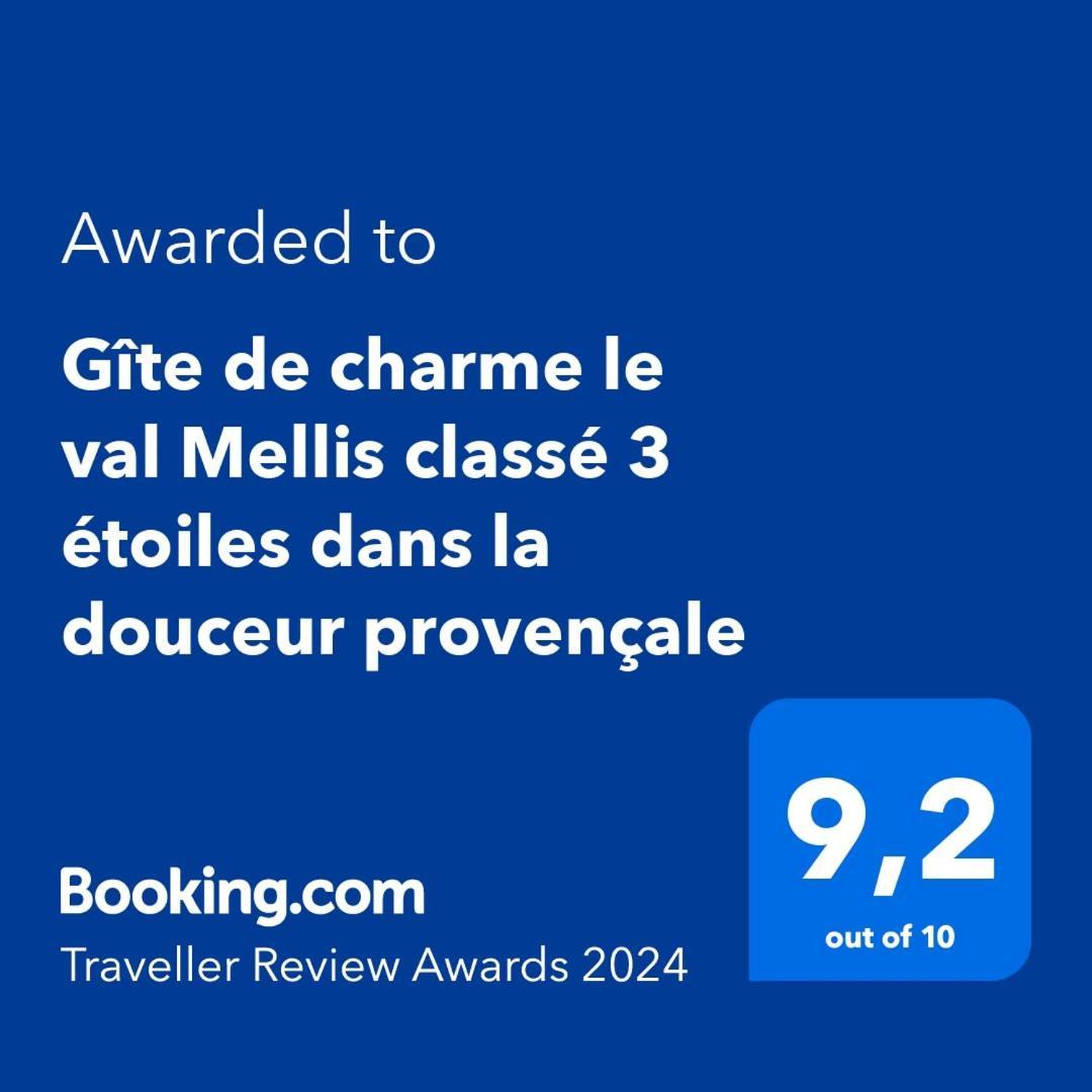 Gite De Charme Le Val Mellis Classe 3 Etoiles Dans La Douceur Provencale Vaumeilh 외부 사진